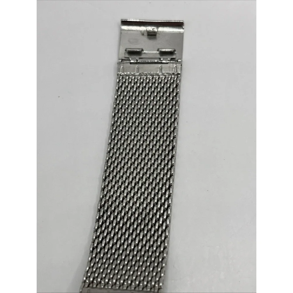 Daniel Klein Men's Quartz Watch 42mm Case Silver Mesh Metal Band-‎ New Battery